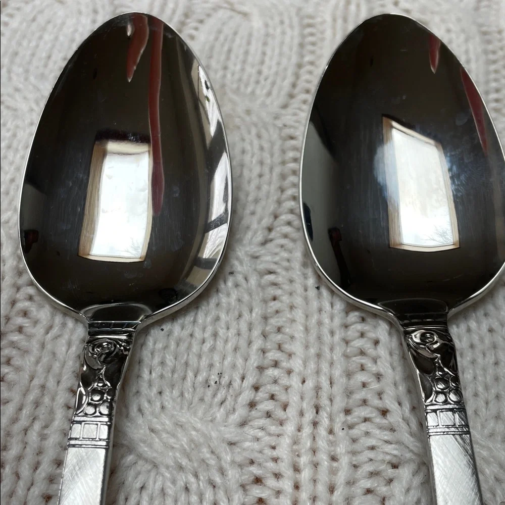 Oneida Northland Brookwood 4 tablespoon set. W.M. Dalton Stainless Flatware.